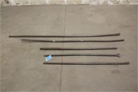 (5) Pry Bars Approx 4FT-7FT