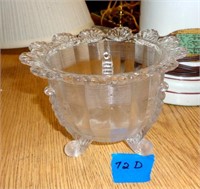Northwood Klondyke pattern glass bowl