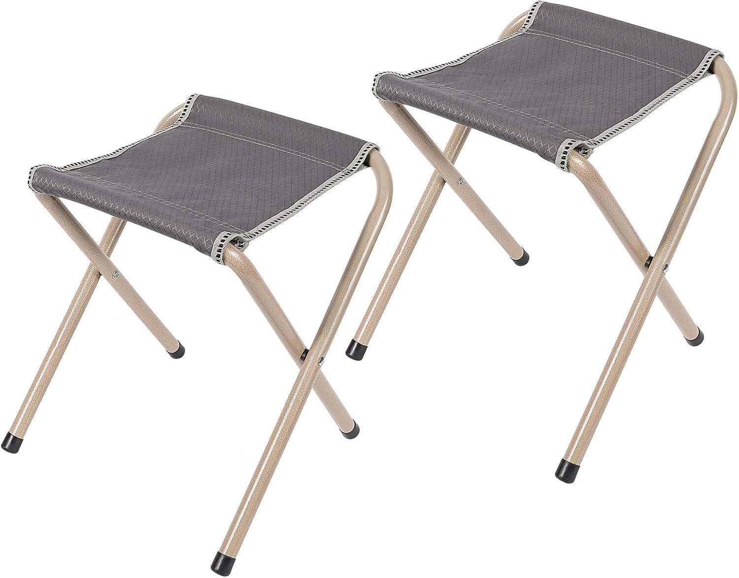 REDCAMP 15 Folding Camp Stools, 2 Pack