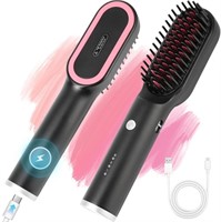 P3713  KIPOZI Cordless Hair Straightener Brush