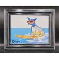 Dog Painting In The Manner Of George Rodrigue