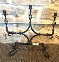 Wrought Iron Candelabra 19" x 19"