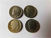 4 Dimes 1949; 1966; 1969; 1980