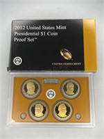 2012 Us Mint Presidential Dollar Proof Set