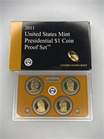 2011 Us Mint Presidential Dollar Proof Set