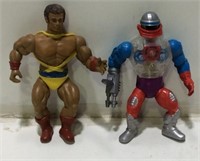 Lot of 2-MOTU Warlord Machiste Roboto He-Man