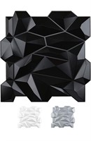 $253 Art3d PVC 3D Diamond Wall Panel Jagged