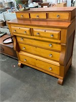 Antique Glass Chest of Drawers