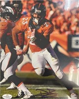 Broncos Devontae Booker Signed 8x10 COA