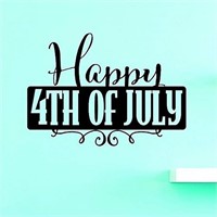 July 4th Wall vinyl decal  20x30