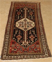 Antique Kurdish Rug Dated 1921. 3'6" x 7'6"