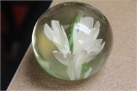 Vintage Art Glass Paperweight