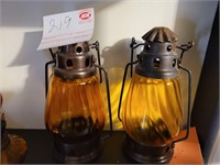 2 Mini Gas Lamps