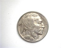 1936 Nickel AU/UNC Double Die Obv at Neckline