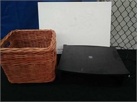 Cubicle Heater(works), Monitor Stand, Basket