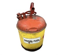 Old Metal Diedel Fuel Can