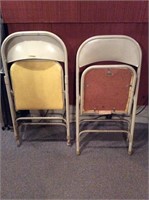 Vintage Sampson folding chairs