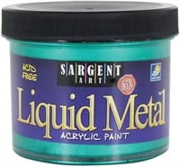 Sargent Art Liquid Metal Acrylic Paint, Green