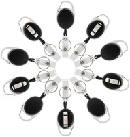 Kesoto Retractable Badge Holder with Key Ring