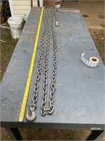 22 ft chain with hooks on both ends