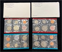 1970 & 1971 US Mint Uncirculated Coin Sets