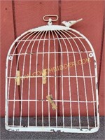Wire Bird Cage Clothespin Photo or Message Board