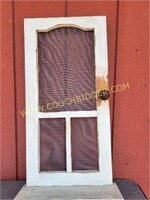 Screen Door Shelf Wall Decor