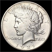 1921 Silver Peace Dollar CLOSELY UNCIRCULATED