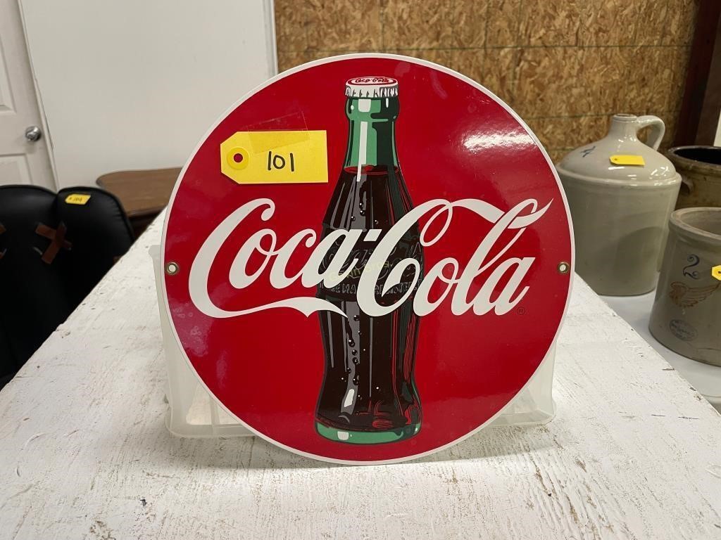 Coca Cola Porcelain Sign