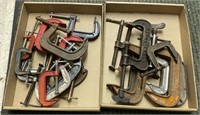Assorted C Clamps 
(Bidding 1x qty)