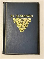 Antique Book "At Sundown" by John Whittier 1892