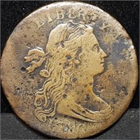 1796 Draped Bust US Large Cent, Nice Details