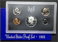 1968 US Mint Proof Set w/ Silver Kennedy