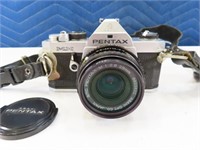 PENTAX model MX vtg Blk/Slv Camera w/ Lens