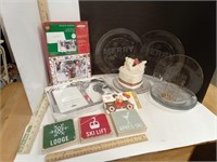 Merry Christmas & Santa's Cookies Plates, Photo