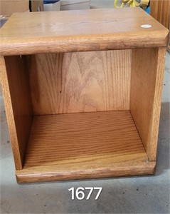 Small wood end table