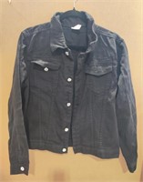 Large Black Denim Jacket