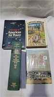 4 hard back military books