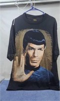 Star Trek "Spock" tee shirt. Size xl.