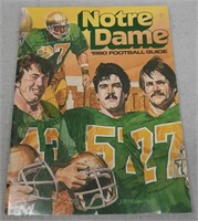 C12) 1980 Notre Dame Football Guide Book