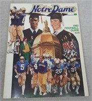 C12) 1983 Notre Dame Football Guide Book