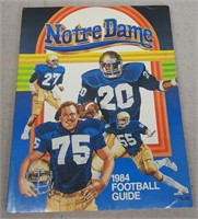 C12) 1984 Notre Dame Football Guide Book