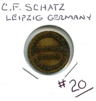 German C.F. Schatz/Leipzig Good For Medal