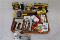 Tool Lot-Staple Guns/Staples, Clamp Sets & More