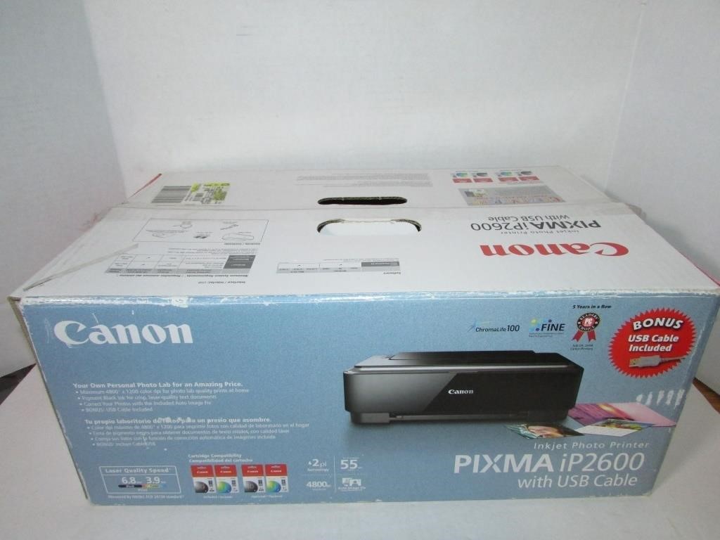 NEW, Open Box Cannon Pixma ip2600 Printer, Scanner