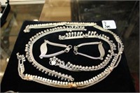 5pc Silver Belly Dancing Jewelry