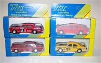 Four Trax Ford model cars including Ltd Ed