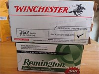 Remington UMC 357 100 rds & Winchester 42 rds