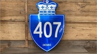 Canada 407 road sign
