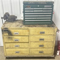 (F) Masterhand & LeFebure Multi-Drawer Tool Boxes